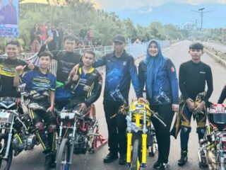 Kejurda Hero Drag Race dan Drag Bike KNPI Boltim Resmi Dibuka