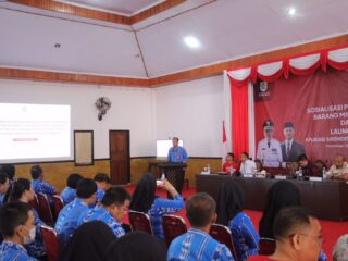 Sekda Kotamobagu Launching Aplikasi Sikendis dan e-SHS