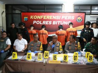 Situasi Kembali Kondusif, Polisi Tangkap 7 Terduga Pelaku Kericuhan di Bitung