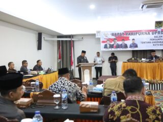 Wali Kota Asripan Nani Hadiri Rapat Paripurna Pembicaraan Tingkat 1 Penyampaian Ranperda APBD 2024
