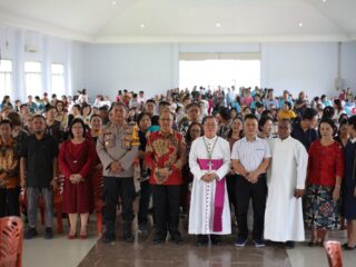 Wali Kota Kotamobagu Hadiri Pesta Pelindung Paroki Kristus Raja, Peresmian Sarana Gereja dan Sekolah Katolik