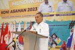 Asisten Pemerintahan dan Kesejahteraan Rakyat Buka Musorkab KONI Asahan