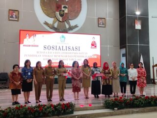 Bunda Literasi Kotamobagu Hadiri Sosialisasi Minat dan Budaya Baca