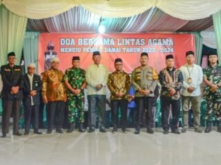 Doa Bersama Lintas Agama Sambut Pemilu Damai di Padangsidimpuan