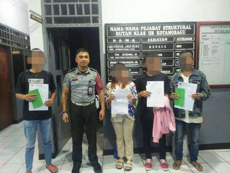 Empat Narapidana Dibebaskan Lebih Awal dari Rutan Kotamobagu