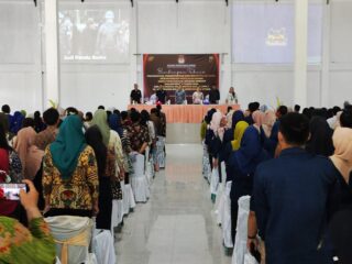 Jelang Pemungutan Suara, KPU Laksanakan Bimtek PPS Sekabupaten Bolmut