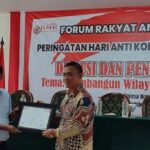 Pemkot Manado Raih Penghargaan dari Frako Sulut sebagai Wilayah Bebas Korupsi