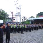 Polres Blitar Kota Amankan Kunjungan Capres Prabowo di Kota Blitar