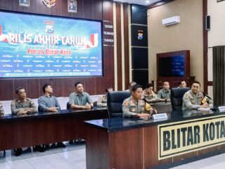 Polres Blitar Kota Gelar Release Akhir Tahun 2023