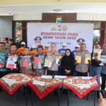 Polres Blitar Umumkan Ungkapan Kasus dan Pemusnahan Barang Bukti
