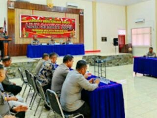 Jelang Nataru, Polres Minsel Gelar Pra Operasi Lilin Samrat 2023
