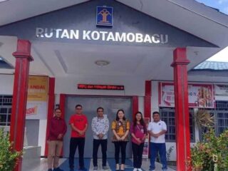 Rutan Kotamobagu Terima Kunjungan Tim Monev Survey IPK IKM Kantor Wilayah