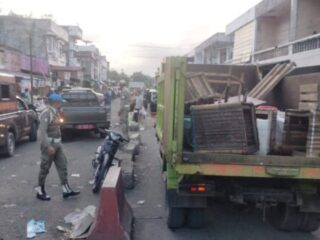 Satpol-PP Kotamobagu Kembali Tertibkan Pasar 23 Maret