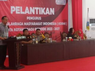 Sekda Sofyan Hadiri Pelantikan Pengurus KORMI Kotamobagu