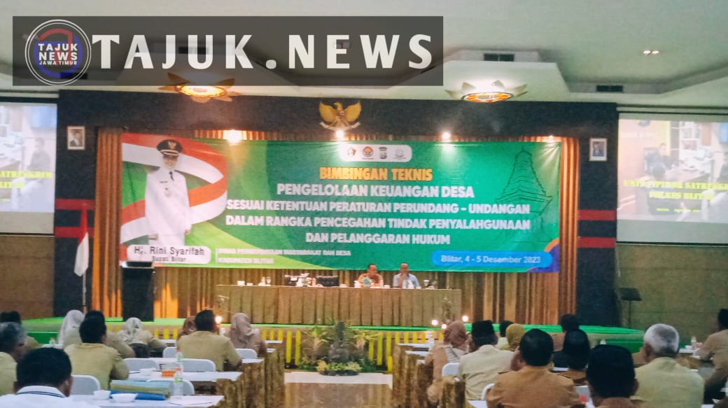 Unit Tipikor Polres Blitar Lakukan Bimtek Pengelolaan Keuangan Desa