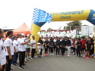Wali Kota Asripan Nani Hadiri KPU Kotamobagu Run Pemilihan Umum Tahun 2024
