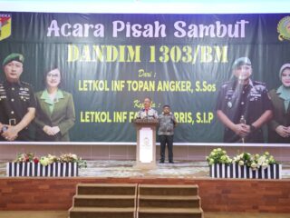 Wali Kota Asripan Nani Hadiri Pisah Sambut Dandim 1303 Bolmong