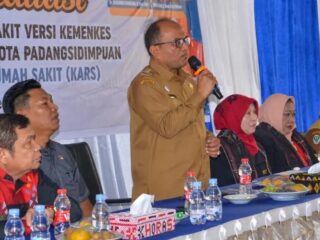 Wali Kota Hadiri Pembukaan Survei Akreditasi RSUD Kota Padangsidimpuan