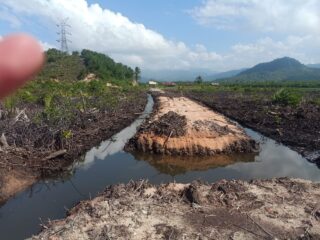 Akses Jalan Menuju Pemukiman Warga Diduga Dirusak Dinas PU Kota Sibolga