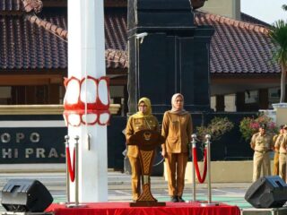 Apel Gabungan ASN Pemkab Blitar Tahun 2024, Begini Pesan Bupati Blitar
