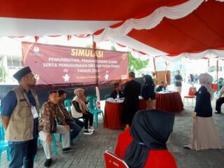 KPU Bangkalan Gelar Simulasi Pemungutan Perhitungan Suara