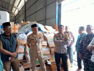 Pastikan Pemilu Aman Lancar, Forkopimda Bangkalan Sidak Gudang Logistik KPU