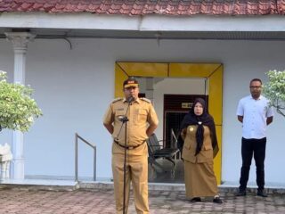 Pimpin Apel Gabungan, Camat Kota Kisaran Timur Ingatkan ASN Terapkan 3T