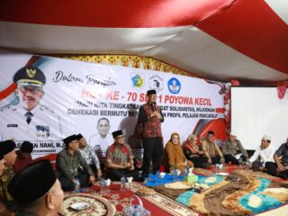 Pj Wali Kota Asripan Nani Hadiri Peringatan HUT ke-70 SD Negeri 1 Poyowa Kecil