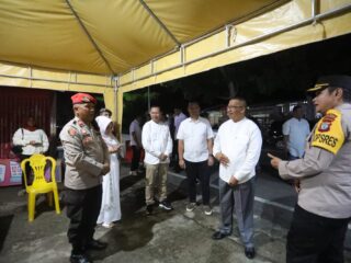 Usai Zikir dan Doa, Wali Kota Asripan Nani Kunjungi Pos Pengamanan Natal dan Tahun Baru