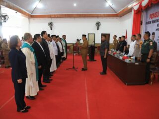 Wali Kota Asripan Nani Kukuhkan Pengurus FKUB Kotamobagu Masa Bakti 2024-2028