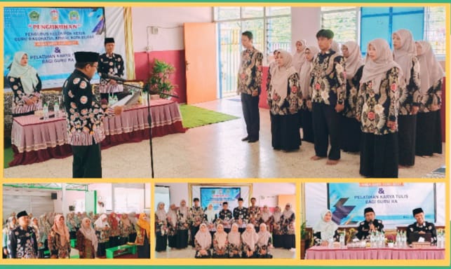 Kepala Kemenag Kota Blitar Kukuhkan Pengurus KKG-RA Masa Bakti 2024-2027
