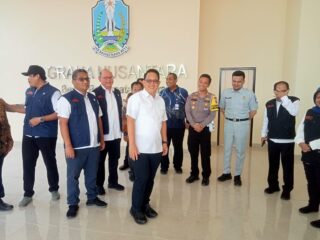 PJ Gubernur Jawa Timur Adhy Karyono, Monitoring Gedung Samsat Bangkalan