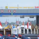 Bupati Asahan Dampingi Presiden Jokowi Resmikan Tol di Sumatra Utara