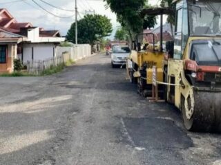 Dinas PUPR Kotamobagu Mulai Kerjakan Proyek Jalan Kesatria Sampana