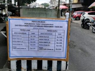 Dishub Kotamobagu Terapkan Tarif Baru Retribusi Pakir