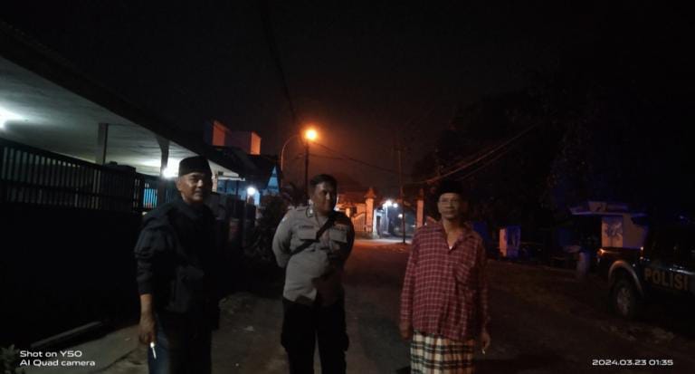 Kapolsek Burneh Bersama Anggota Gelar Patroli Mencegah Perang Sarung dan Balap Liar