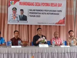 Ketua DPRD Kotamobagu Mekal Hadiri Musrenbang di Poyowa Besar 2