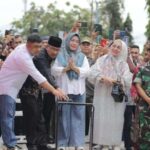 Ketua DPRD Meiddy Makalalag Hadiri Peresmian Alun-Alun Boki Hotinimbang Kotamobagu