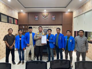 PC PMII Bangkalan Laporkan Aktivitas Tambang Ilegal ke Polisi