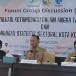 Pemkot Kotamobagu Gelar FGD Evaluasi dan Pembinaan Statistik Sektoral