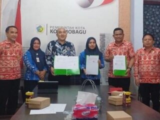 Pemkot Kotamobagu Tanda Tangani PKS dengan BPJS Ketenagakerjaan