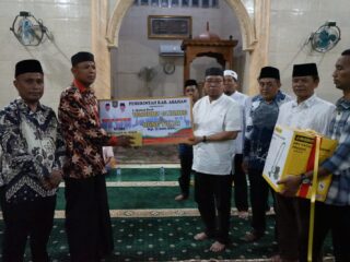 Sekdakab Asahan Pimpin Tim Safari Ramadhan di Masjid Al Ikhlas Desa Sei Silau Barat