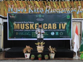 Wali Kota Asripan Nani Buka Secara Resmi Muskercab IV Pengurus Cabang NU Kotamobagu