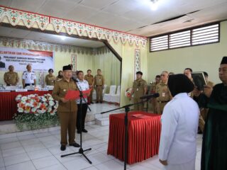 Wali Kota Asripan Nani Lantik Camat Kotamobagu Timur sebagai Pj Sangadi Moyag Tampoan