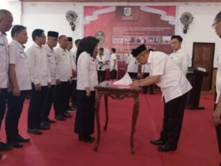 Wali Kota Asripan Nani Pimpin Penandatanganan Perjanjian Kinerja OPD Pemkot Kotamobagu
