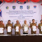 Wali Kota Asripan Nani Teken Nota Kesepakatan Dengan BPKP Sulut