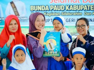 Bunda PAUD Kabupaten Batu Bara Raja Arena Sumela Kunjungi TK Negeri Pembina Sei Suka