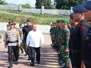 Bupati Tapsel Hadiri Apel Gelar Pasukan Ketupat Toba 2024
