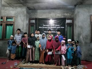 Halo Bangkalan Santuni Puluhan Anak Yatim Sambil Gelar Buka Bersama
