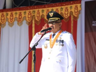 Wali Kota Asripan Nani Pimpin Upacara Peringatan Hari Otonomi Daerah dan Hari Kartini ke-145